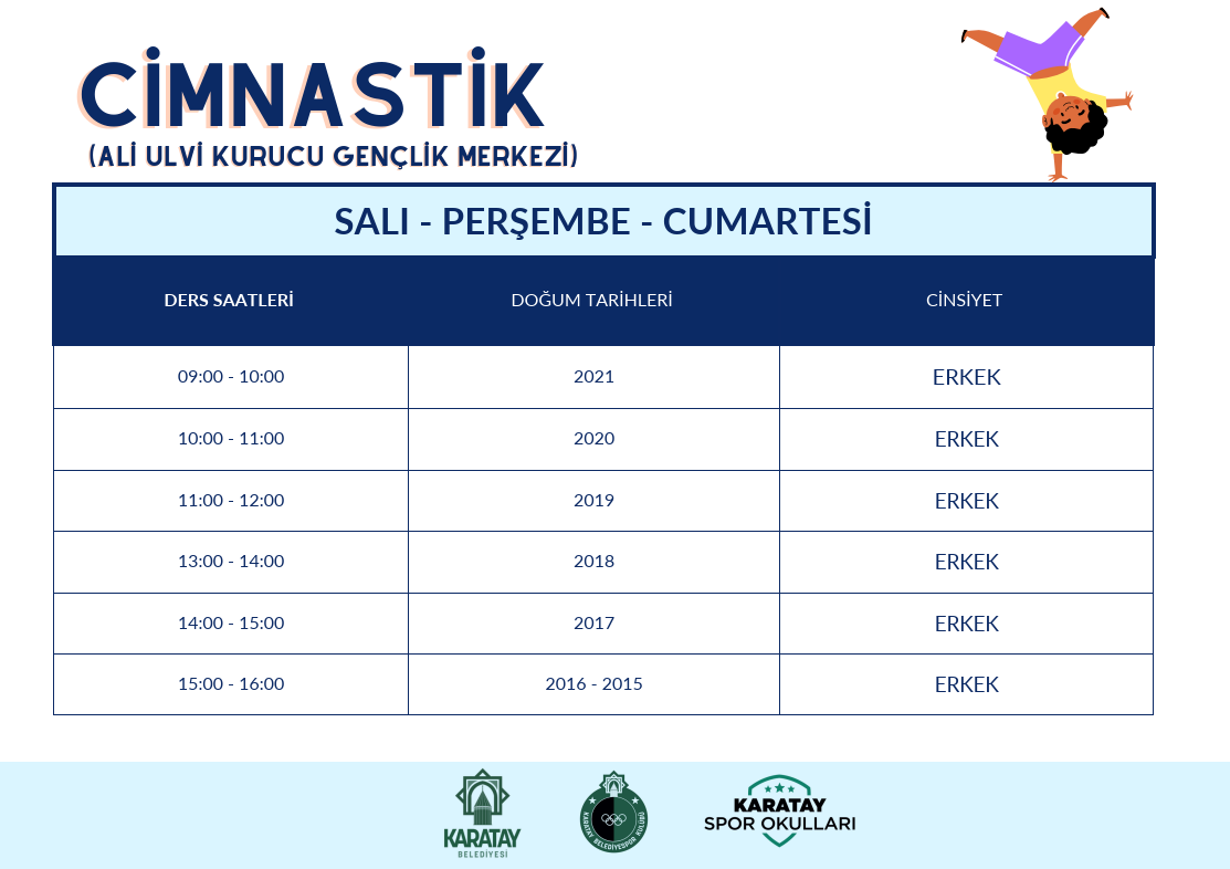Cimnastik ders programı