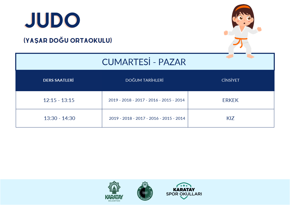 Judo ders programı