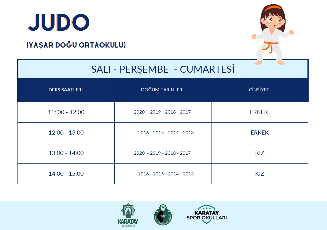 Judo ders programı
