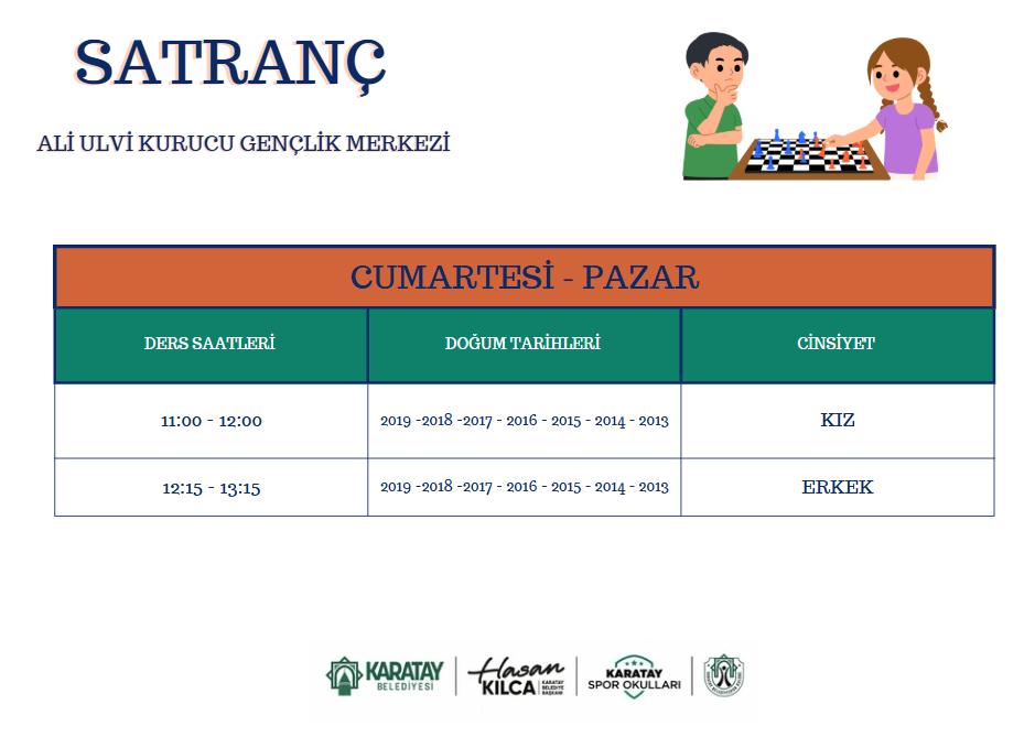 Satranç ders programı